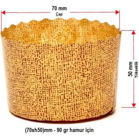 Muffin (Kek) Kalıbı - Ebat:(Ø7xh5)cm - 20 adet fiyatıdır.